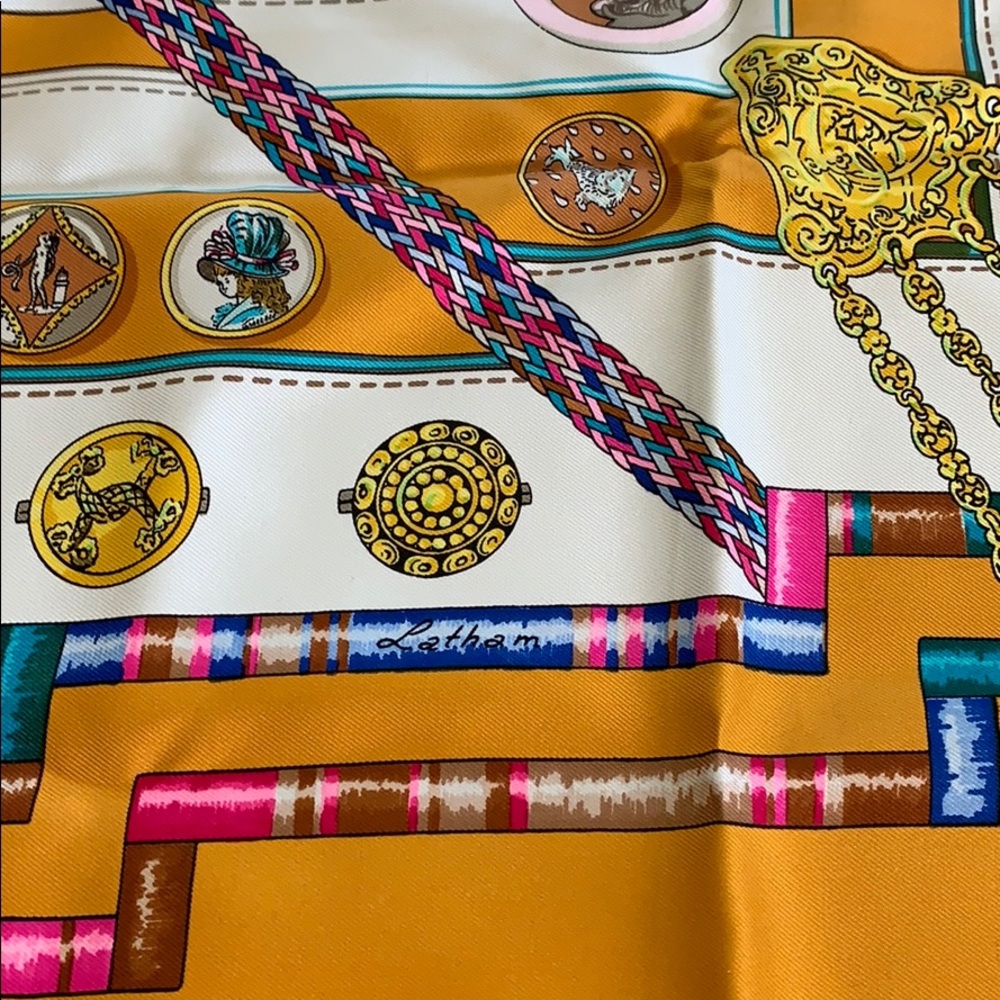 Authentic Hermès 2003 Petit Main Latham Scarf - Picture 5 of 6